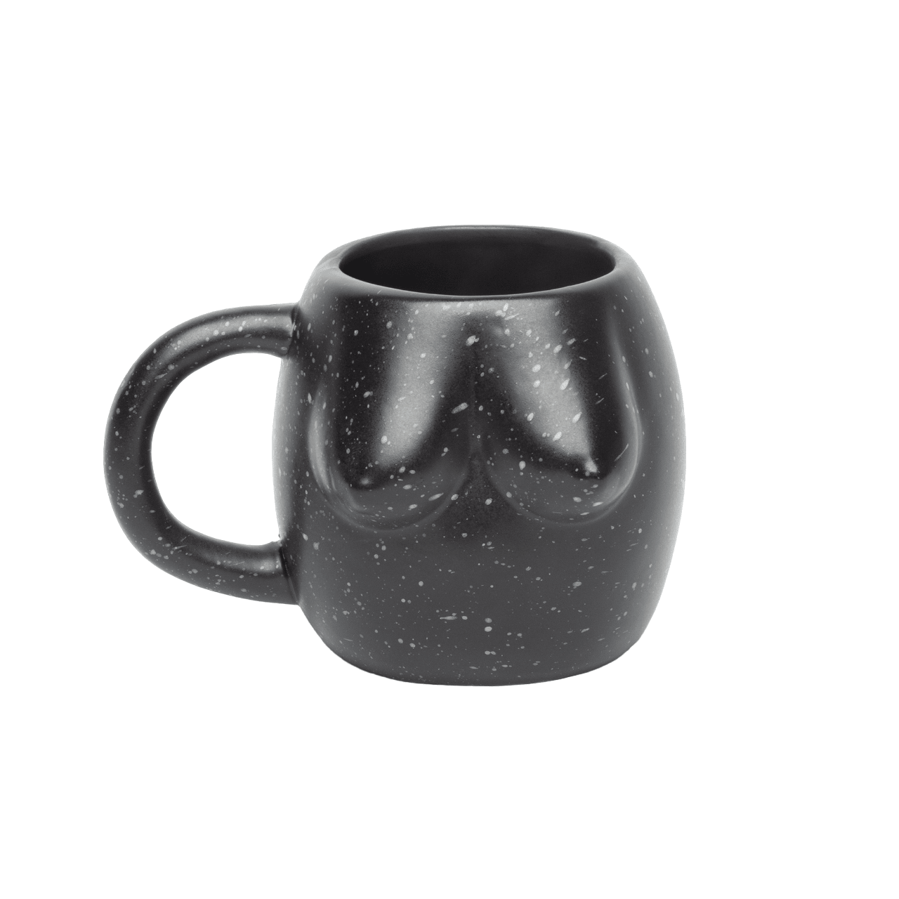 Helio Ferretti Body Shapes Boobs Round Mug - Black