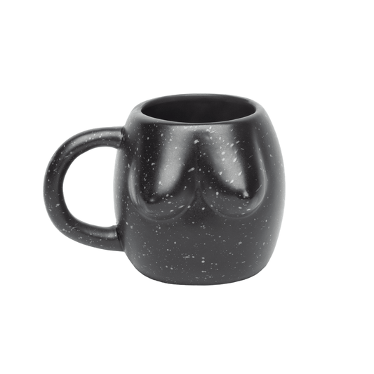 Helio Ferretti Body Shapes Boobs Round Mug - Black