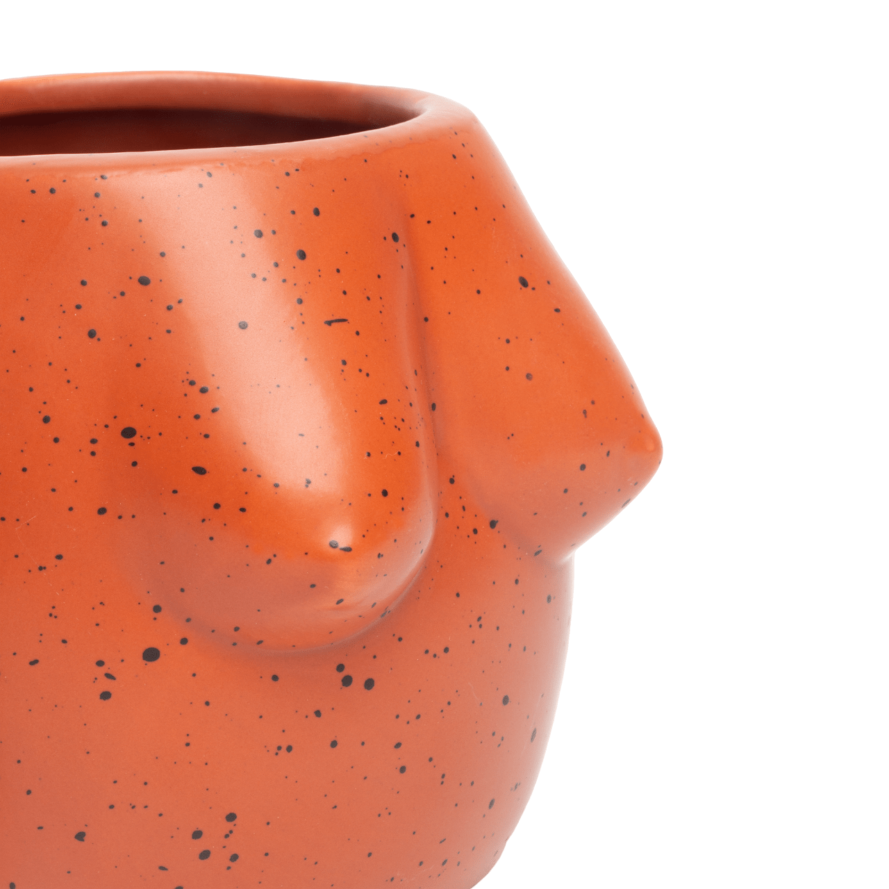 Helio Ferretti Body Shapes Boobs Round Mug - Terracotta