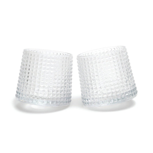 Here's How "The Lola" Revolving Rocks Glass - Set of 2