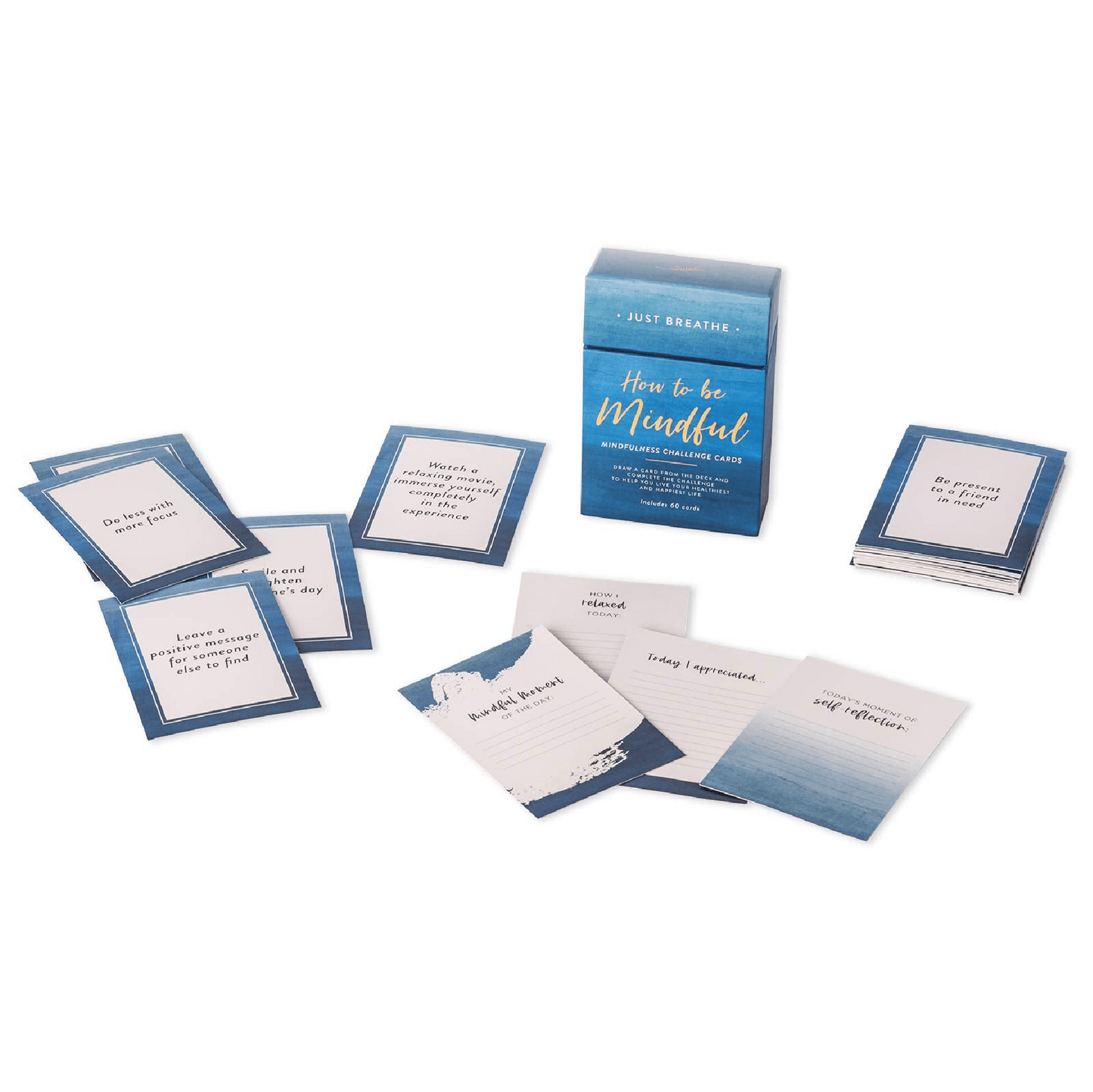 How To Be Mindful: Mindfulness Challenge Cards - Set Of 60