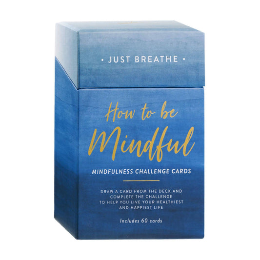 How To Be Mindful: Mindfulness Challenge Cards - Set Of 60