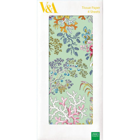 Kilburn Coral (Aqua) Tissue Paper
