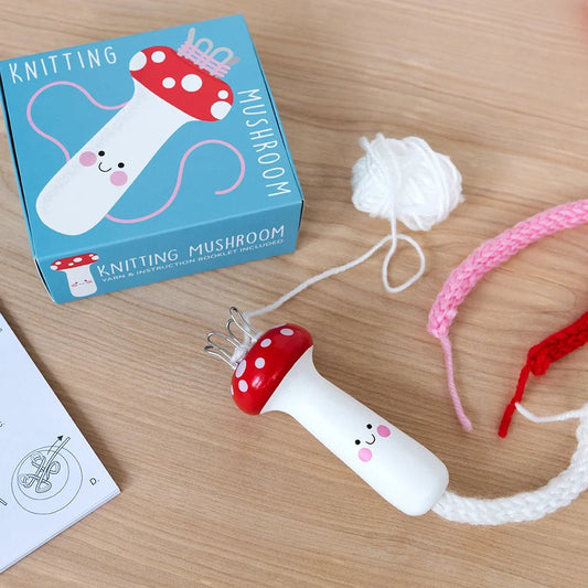 Knitting mushroom kit
