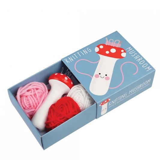 Knitting mushroom kit