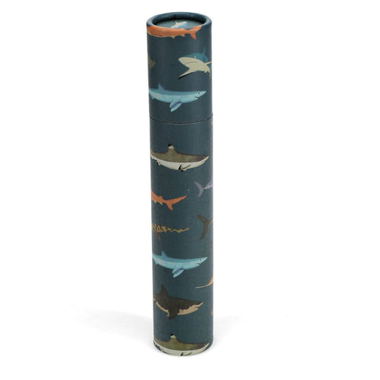 Long tube of colouring pencils - Sharks