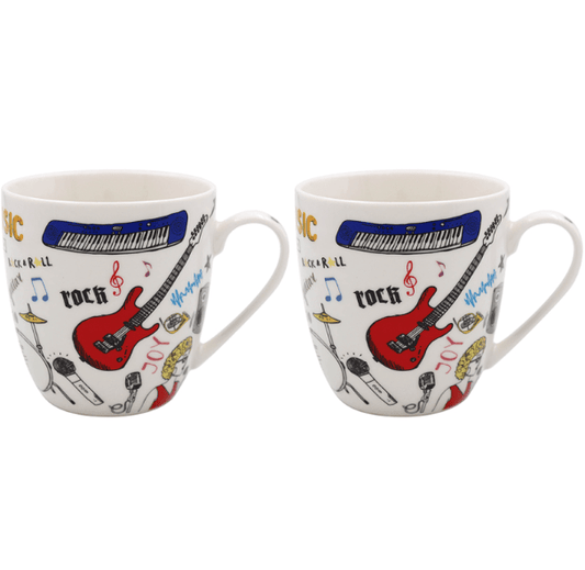 Love Music Mugs (Set of 2)