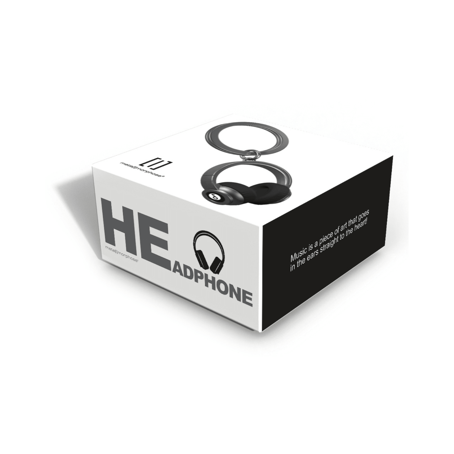 Metalmorphose Keyring - Black Headphones Keyring
