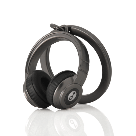 Metalmorphose Keyring - Black Headphones Keyring