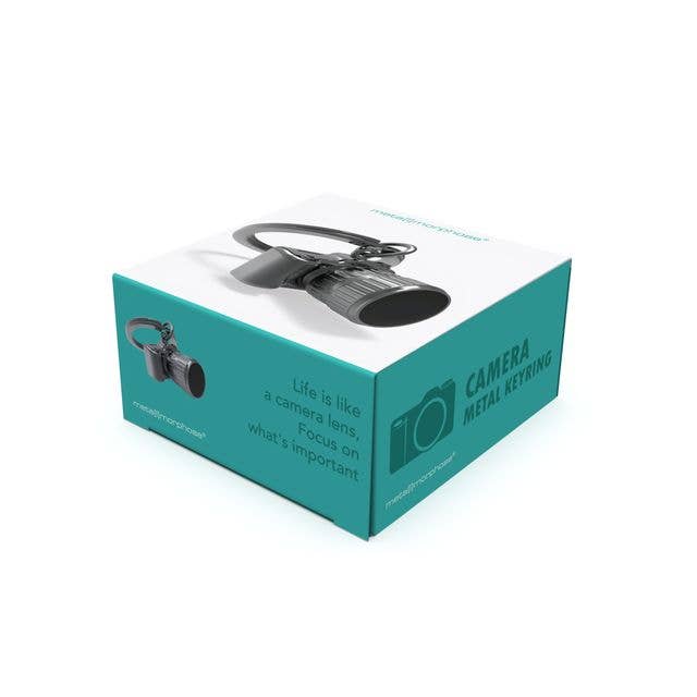 Metalmorphose Keyring - Gunmetal Camera Keyring