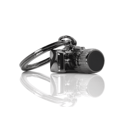 Metalmorphose Keyring - Gunmetal Camera Keyring