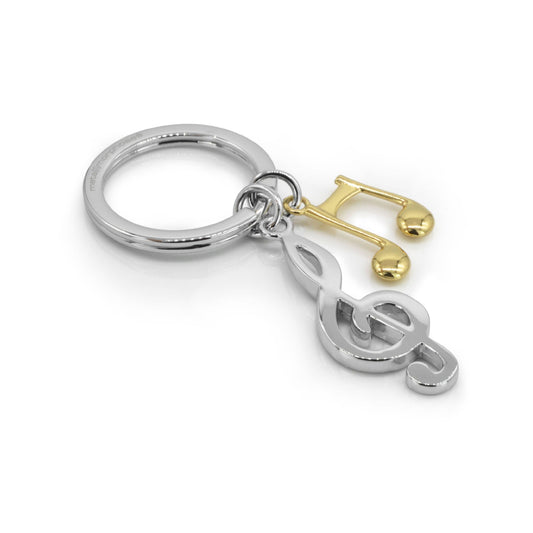 Metalmorphose Music Notes Keyring