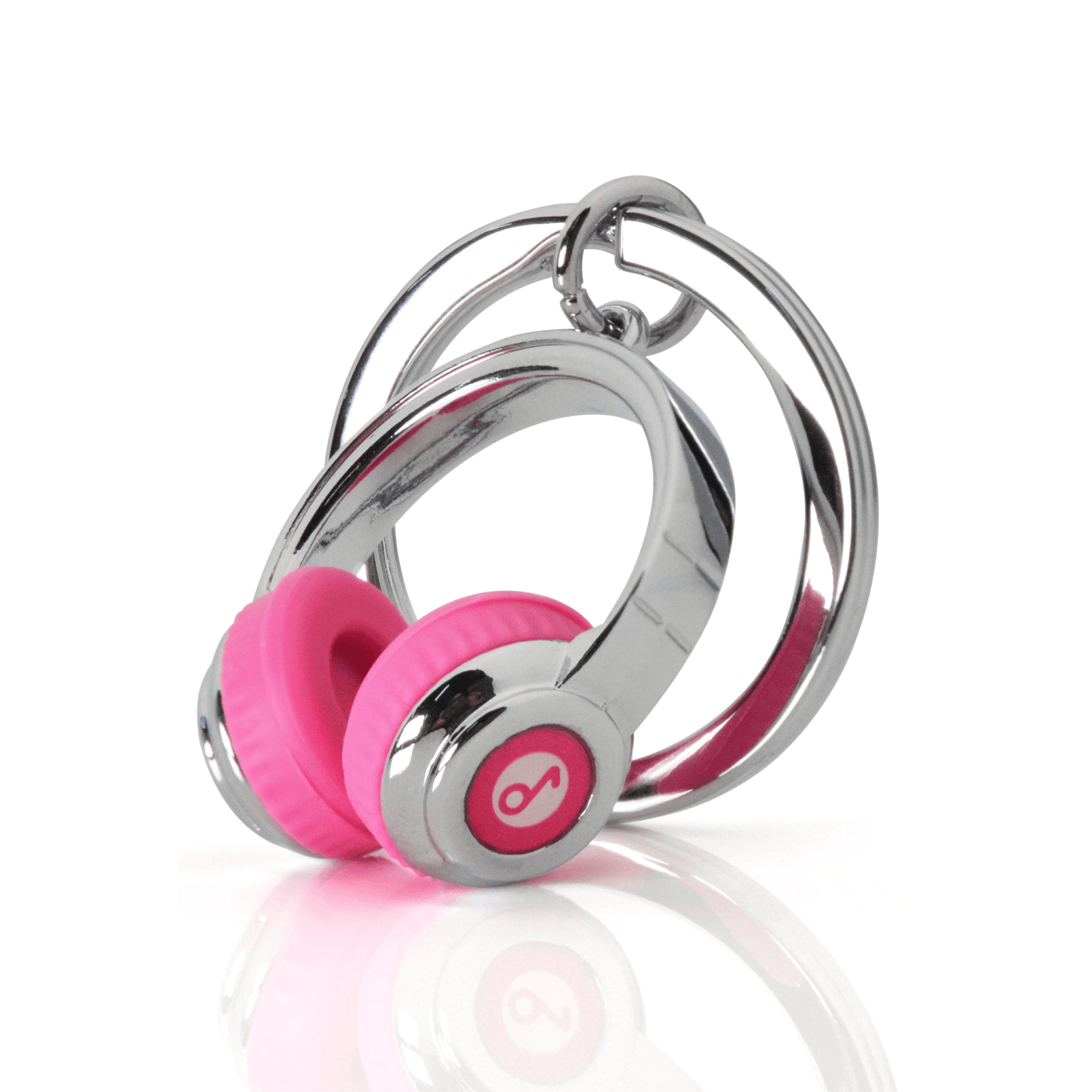Metalmorphose Pink Headphones Keyring