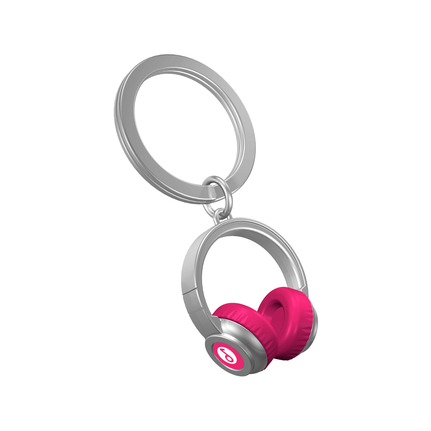Metalmorphose Pink Headphones Keyring