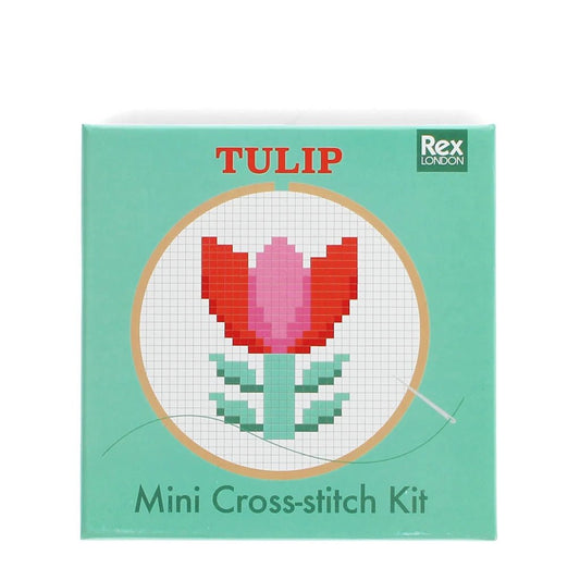 Mini cross-stitch kit - Tulip