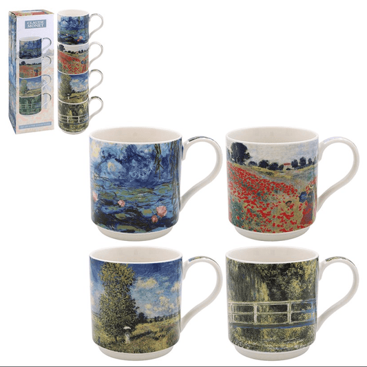 Monet Stacking Mugs (Set of 4)
