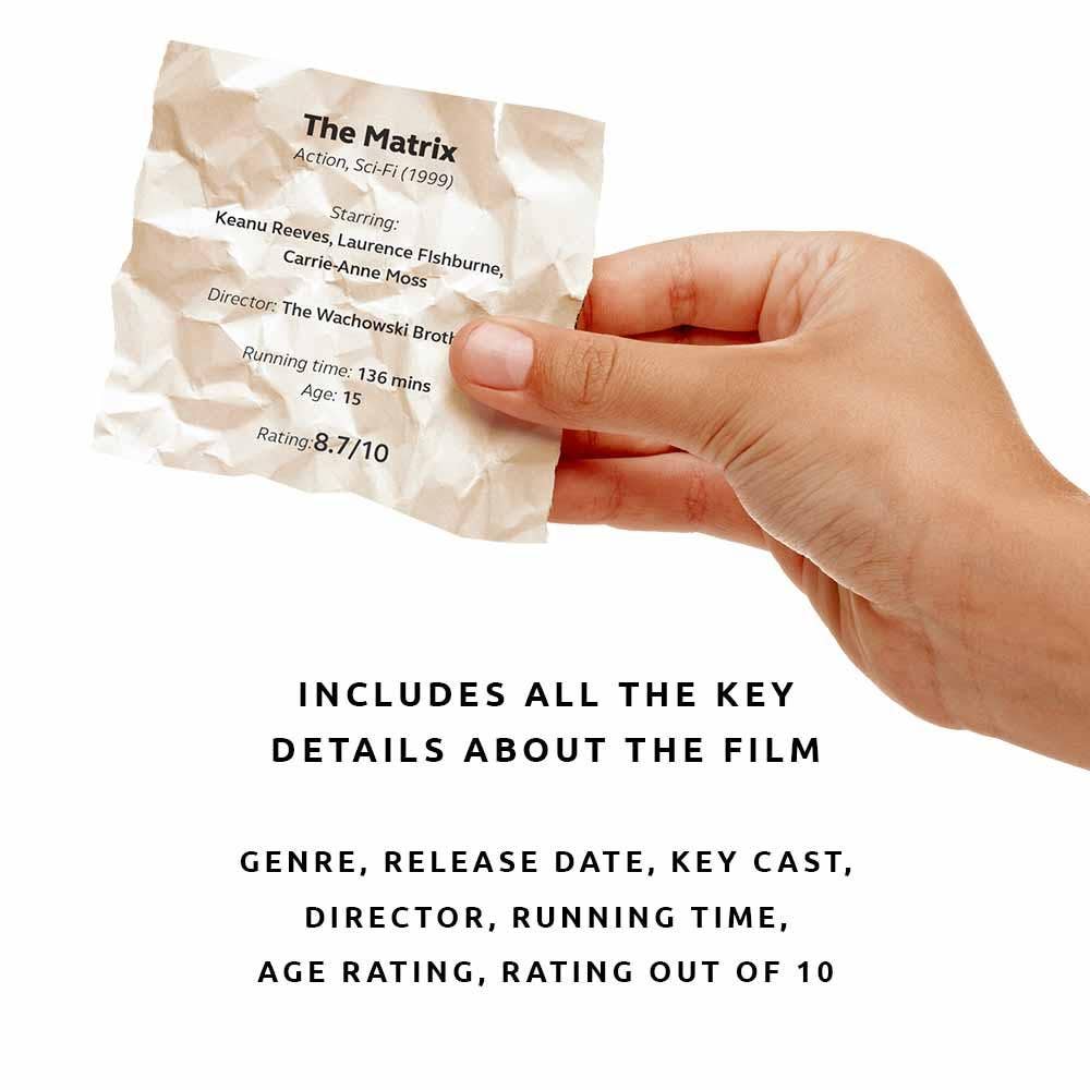 Movie Popcorn Bucket List | Gift for Movie Lovers