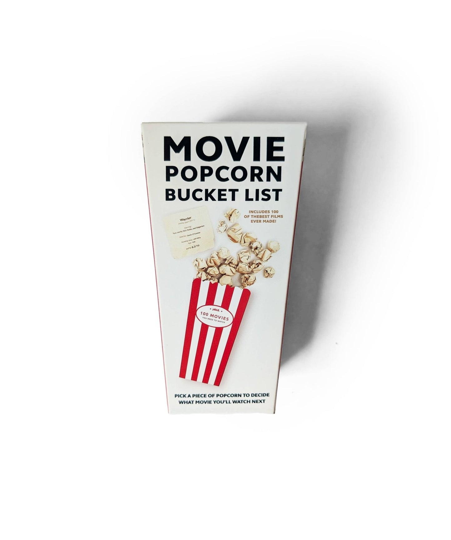Movie Popcorn Bucket List | Gift for Movie Lovers
