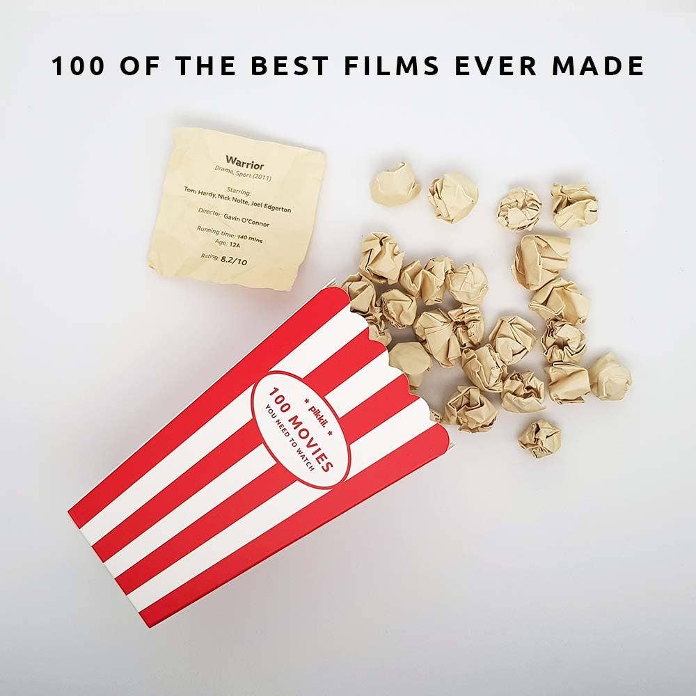 Movie Popcorn Bucket List | Gift for Movie Lovers