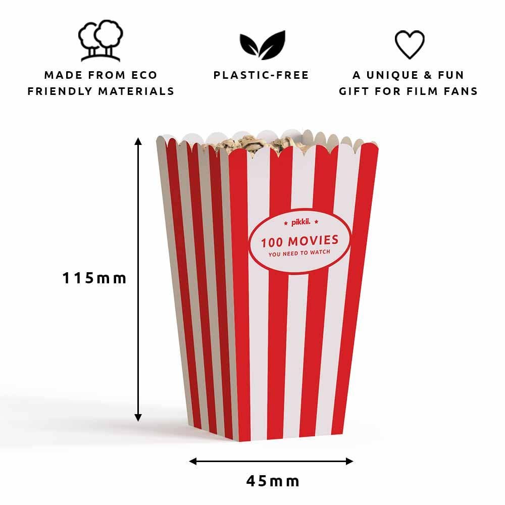 Movie Popcorn Bucket List | Gift for Movie Lovers