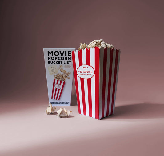 Movie Popcorn Bucket List | Gift for Movie Lovers
