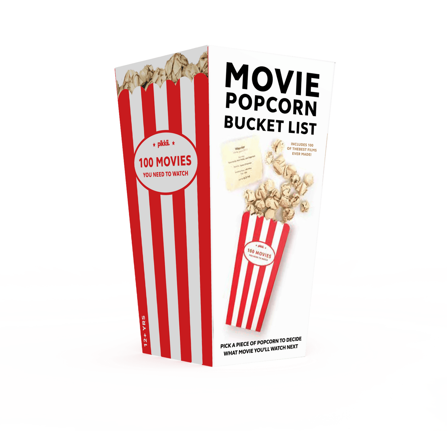 Movie Popcorn Bucket List | Gift for Movie Lovers