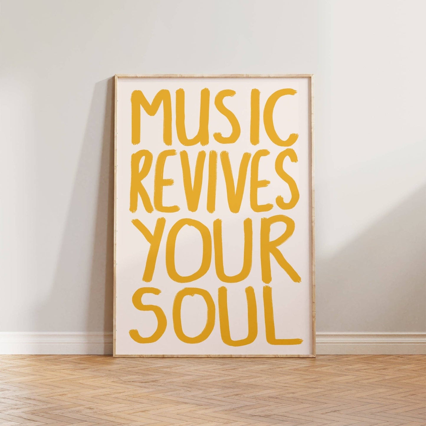 Music Revives Your Soul Print