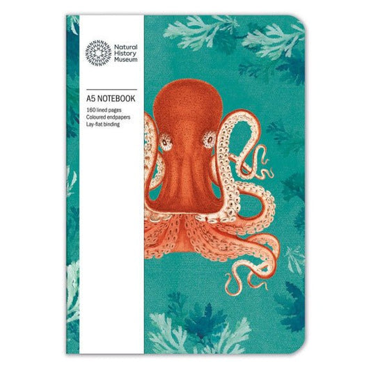 Octopus Luxury A5 Notebook- National History Museum