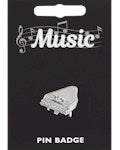 Piano Pin Badge