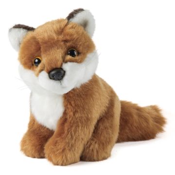 Sitting Fox Plush Stuffed Animal Toy
