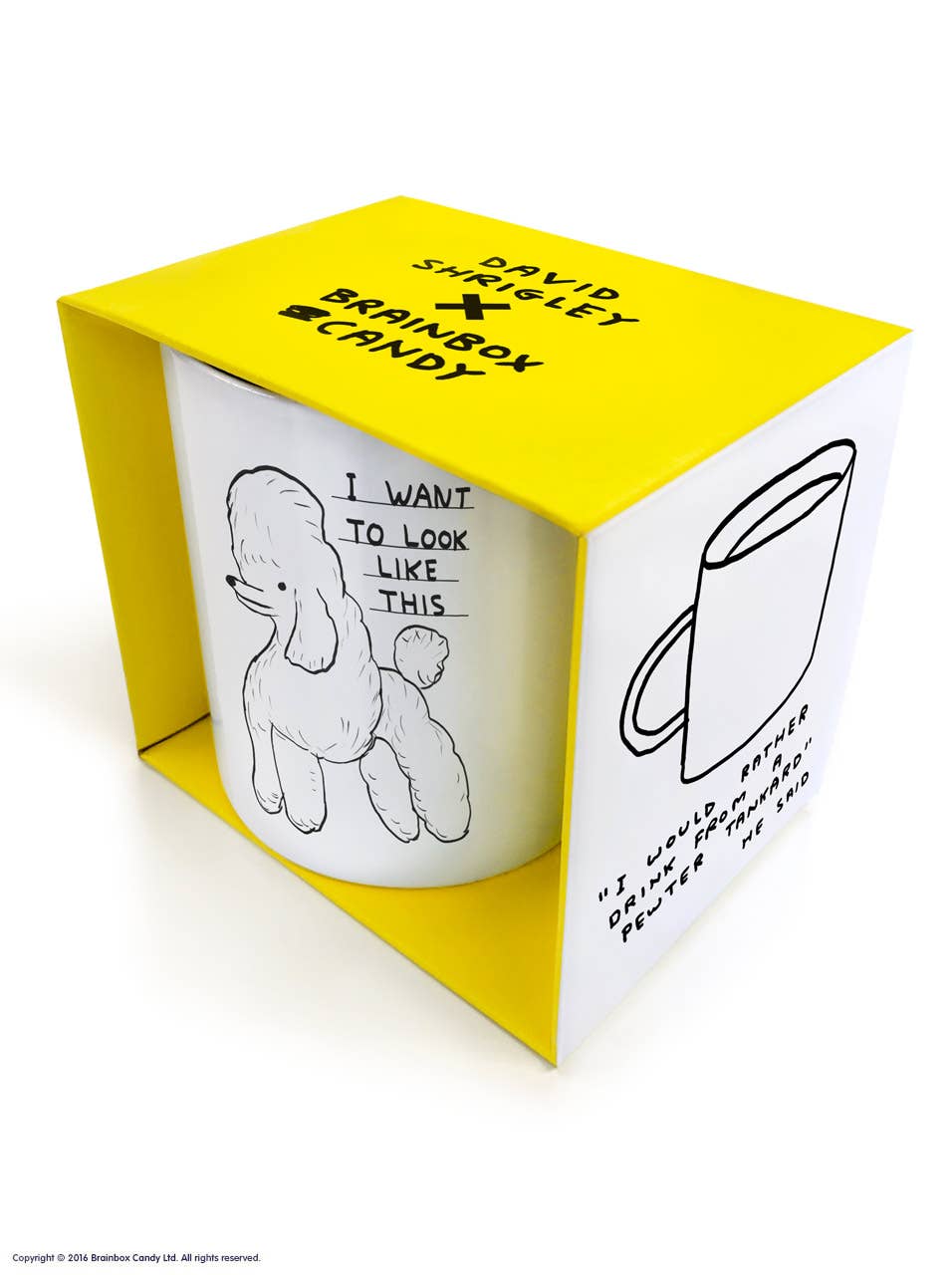 Sale Funny Gift David Shrigley Mug - Want To Look Like This