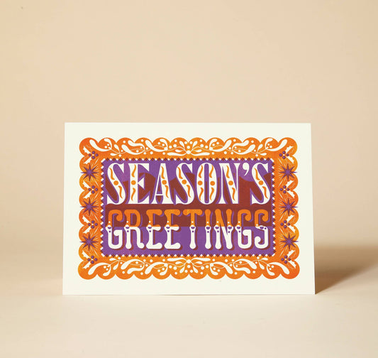 Season's Greetings Christmas Card