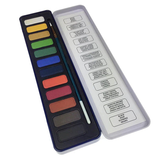 Seawhite Watercolour Paint Tin 12 Colour
