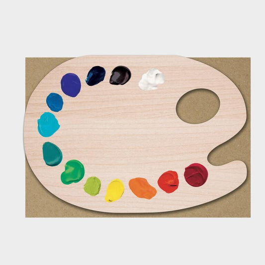Shaped Paint Palette Space