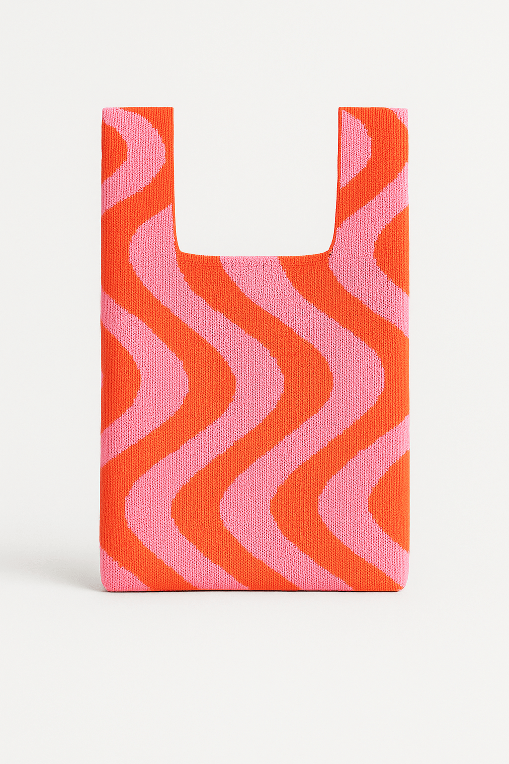 Sunset Swirl - Knitted Bag