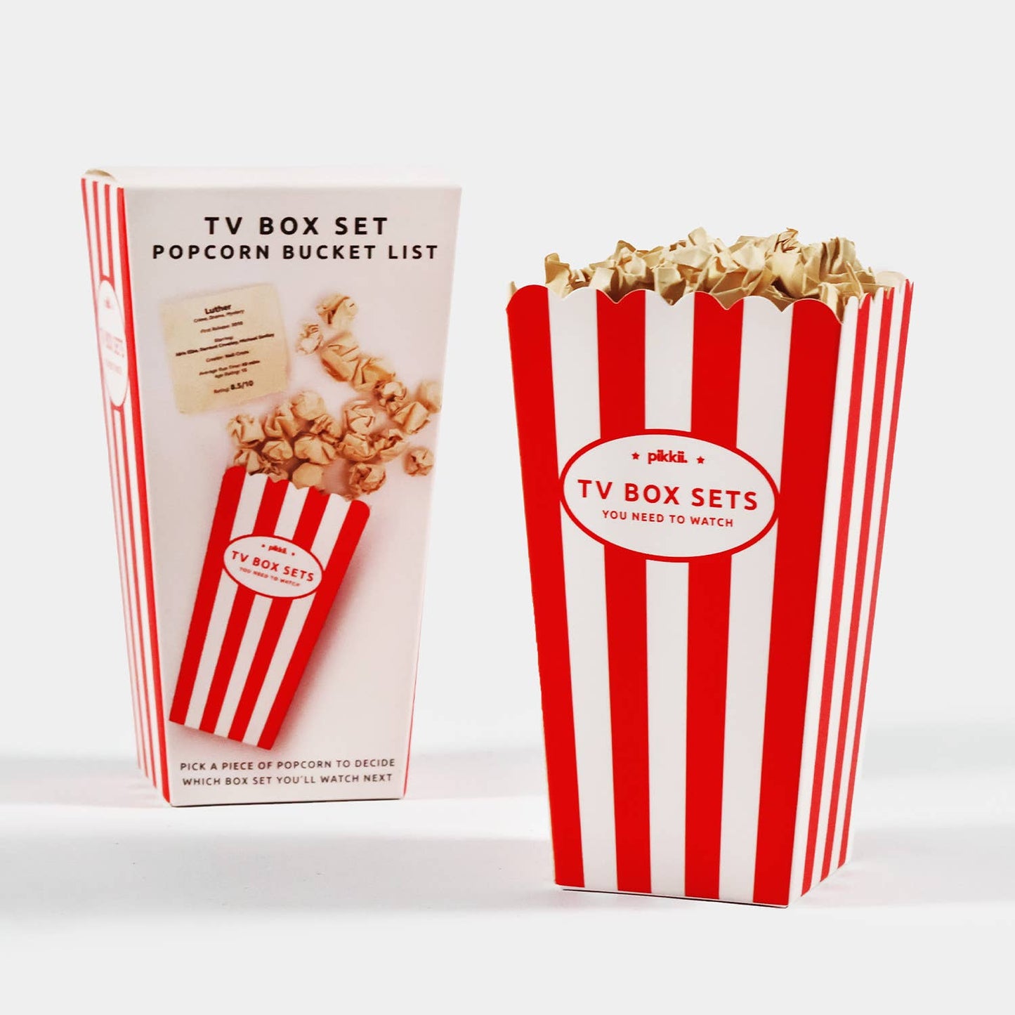 TV Box Set Popcorn Bucket List | TV Lovers Gift
