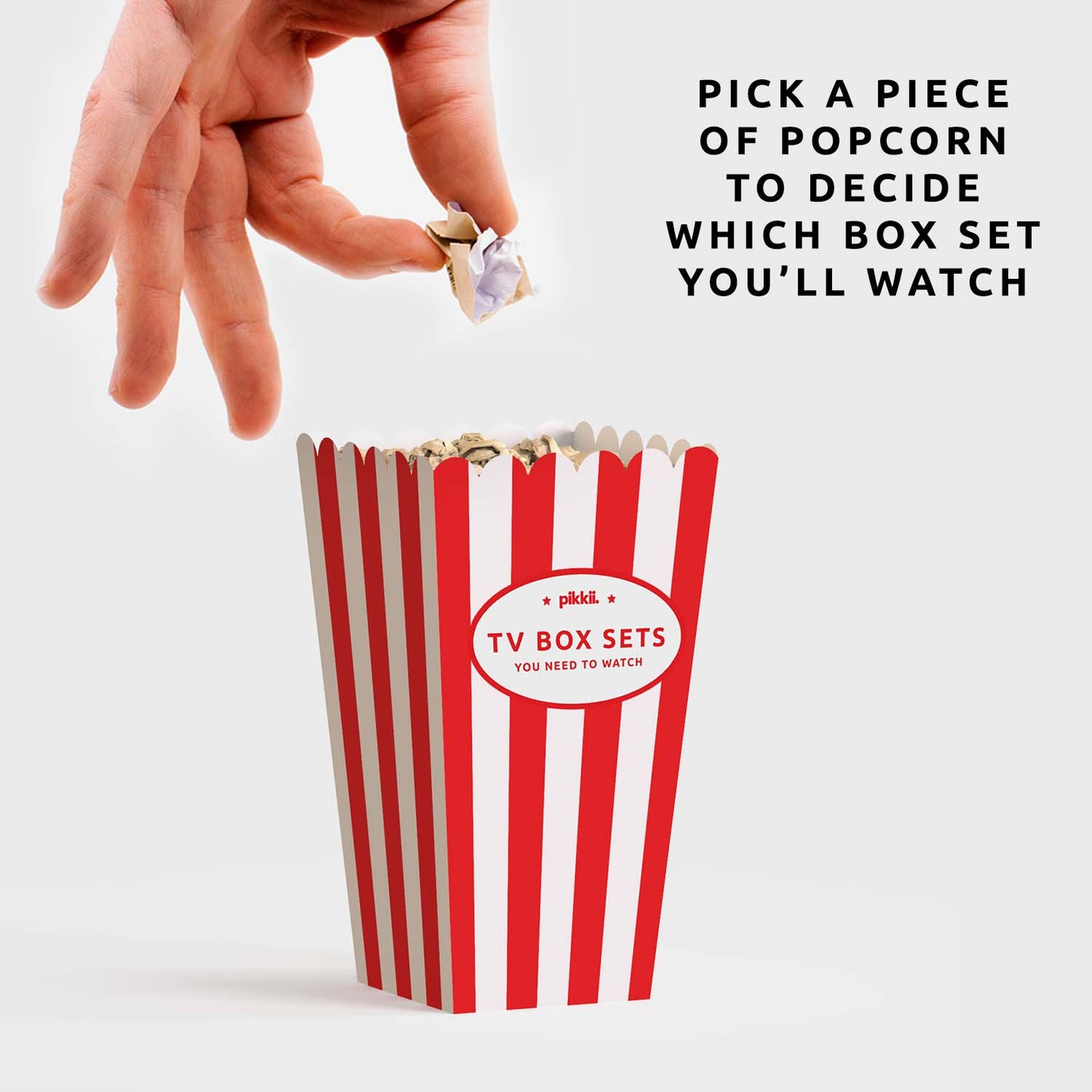 TV Box Set Popcorn Bucket List | TV Lovers Gift