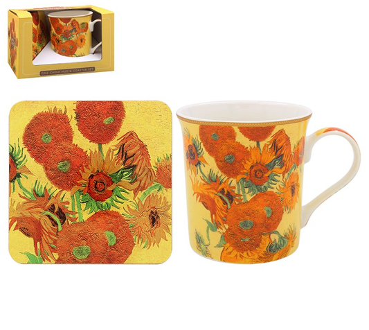 Van Gogh Mug & Coaster