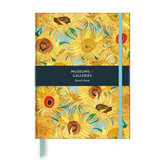 VASE WITH TWELVE SUNFLOWERS sketch book