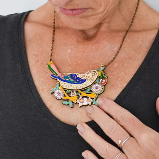 William Morris Strawberry Theif Necklace
