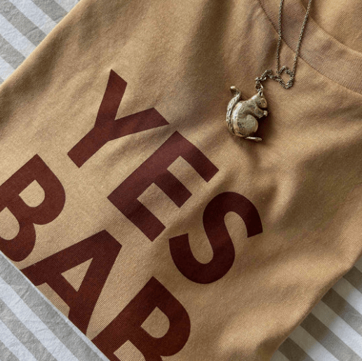Yes Bab Organic Caramel Adult Tee