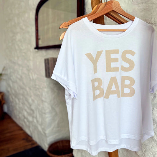 YES BAB oversize white