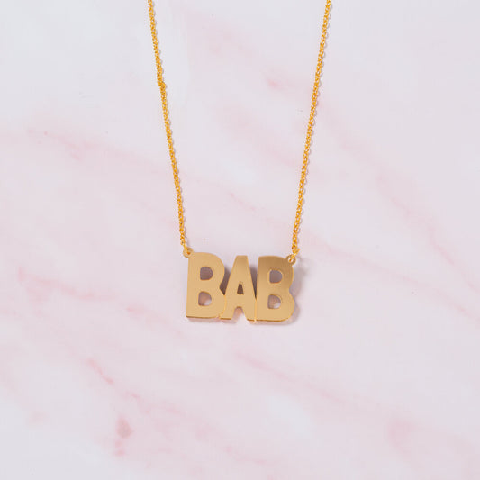 BAB Necklace - Gold