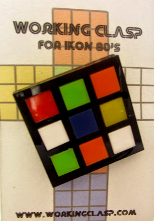 Rubix Cube Pin Badge