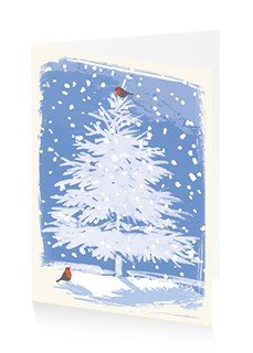 A Robin's Christmas - Christmas Card