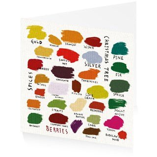 Colours of Christmas - Christmas Card