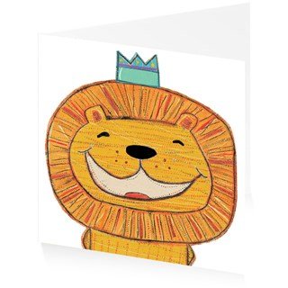 Happy Smiley Lion - Sally Battle