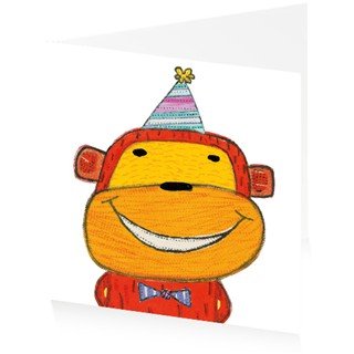 Happy Smiley Monkey  - Sally Battle