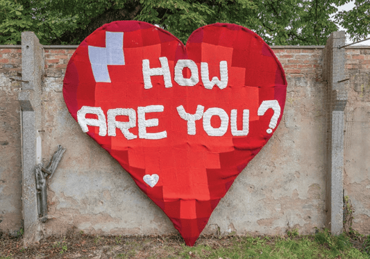 How are You? (Heart) Grayson’s Art Club Postcard