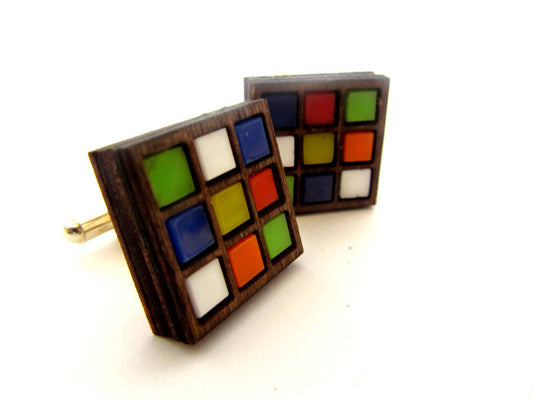 Rubix Cube Cufflinks